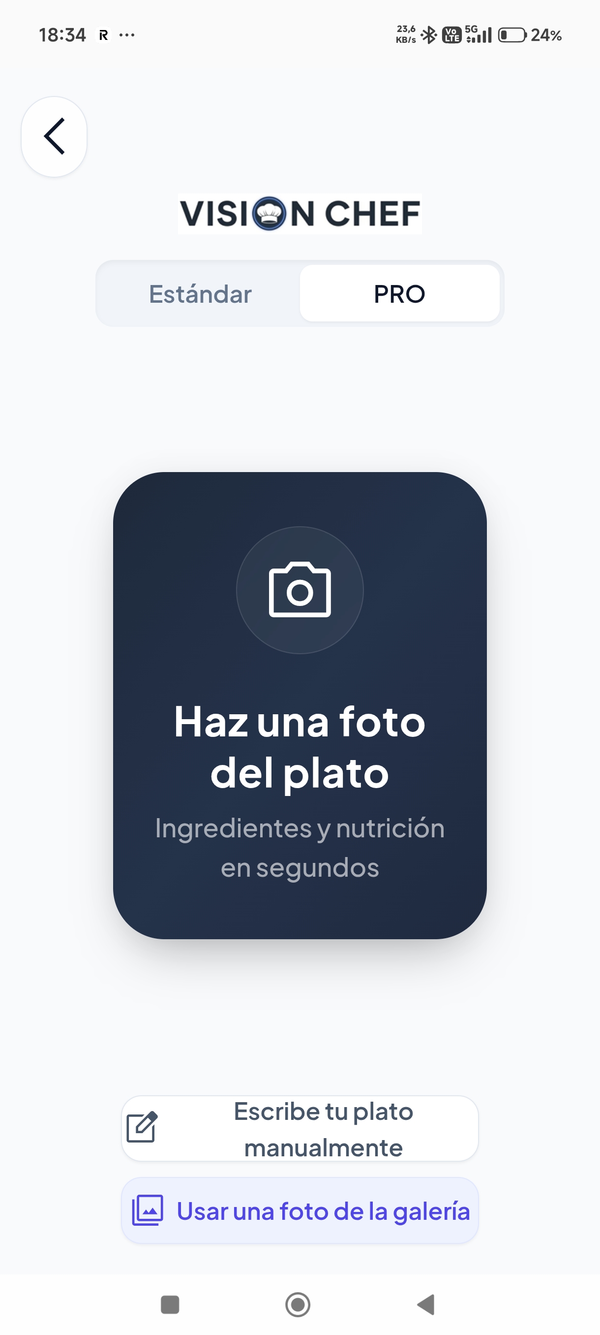 Captura · VisionChef Android